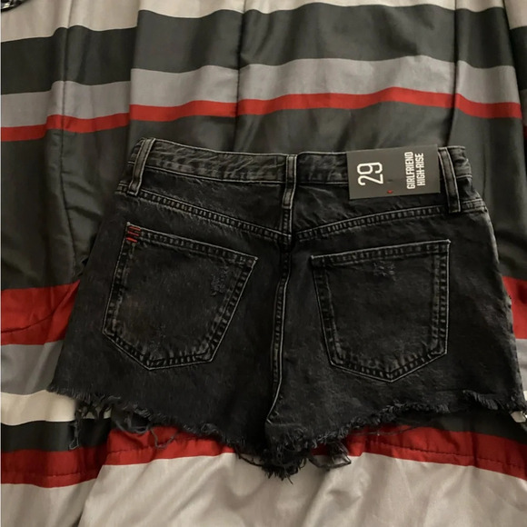 Urban Outfitters Black Denim Shorts - Picture 3 of 3